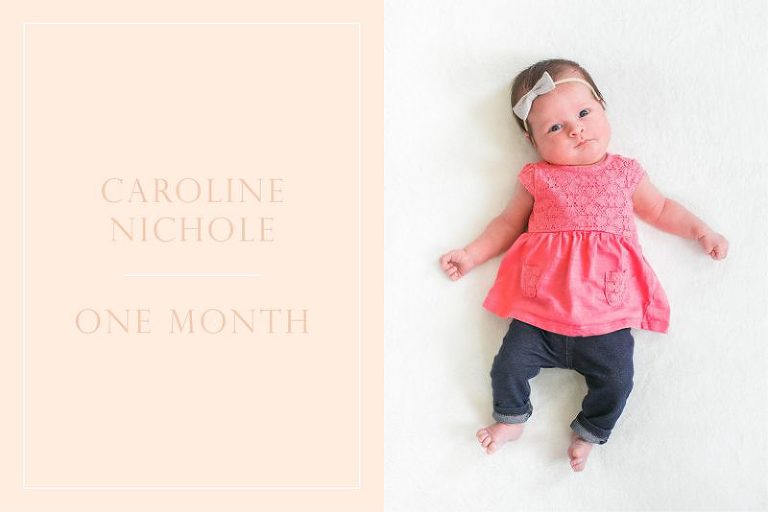 Caroline | 1 Month | Allison Nichole Photography